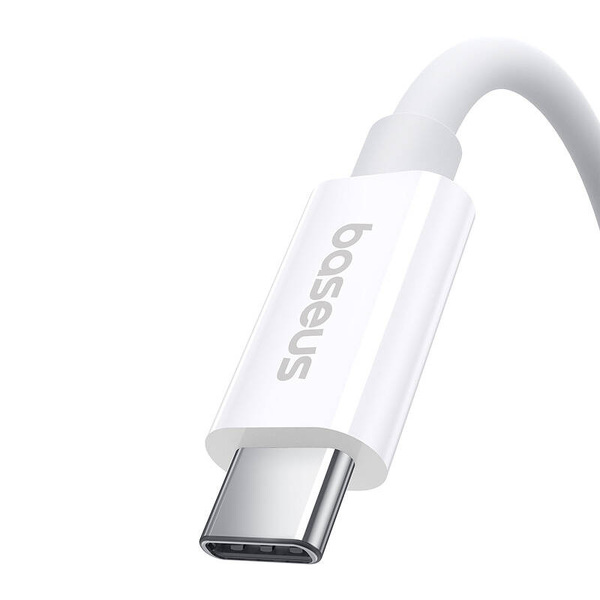 Zdjęcie produktu: Kabel przewód Baseus CB000066 USB4 - USB-C 240W PD 8K 60Hz 1m - biały