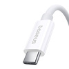 Miniatura zdjęcia: Kabel przewód Baseus CB000066 USB4 - USB-C 240W PD 8K 60Hz 1m - biały