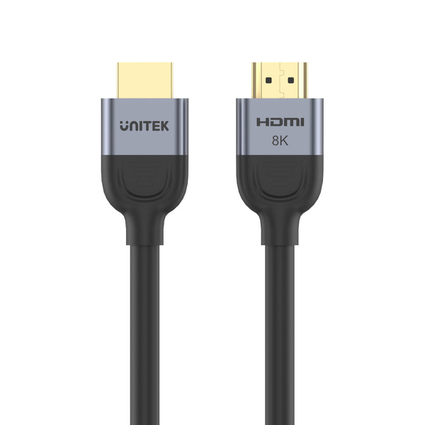 Zdjęcie produktu: Kabel HDMI 2.1 Unitek 8K@60Hz, 4K@120Hz, 2m (C11086GY01-2M) Zdjęcie produktu: Kabel HDMI 2.1 Unitek 8K@60Hz, 4K@120Hz, 2m (C11086GY01-2M)