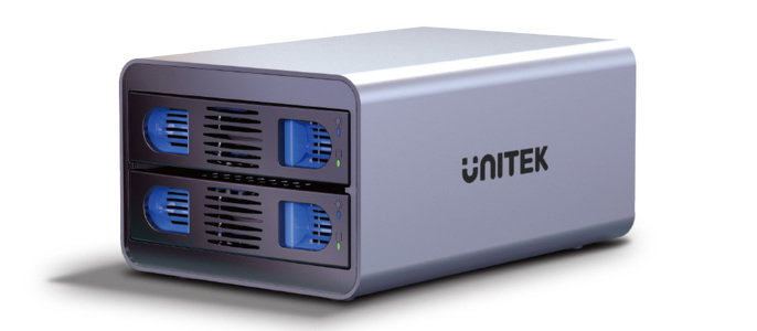 Miniatura produktu: Kieszeń na dyski Unitek SATA 2,5"/3,5" SATA HDD/SSD do 40TB (S1308A01-EU)