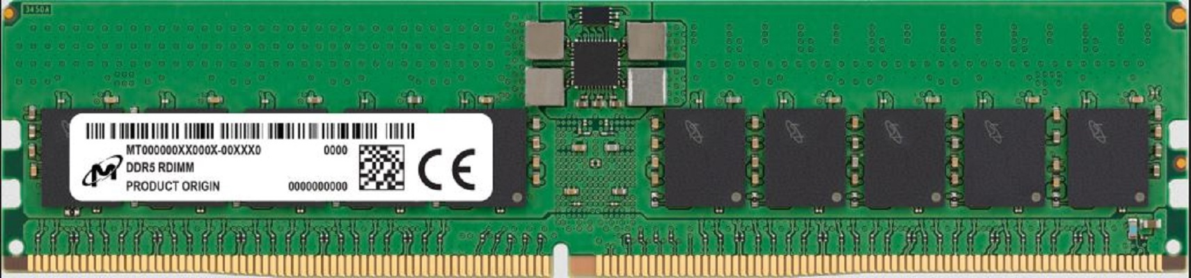 Pamięć RAM 1x 32GB Micron ECC REGISTERED DDR5 2Rx8 5600MHz PC5-44800 RDIMM | MTC20F2085S1RC56BG1