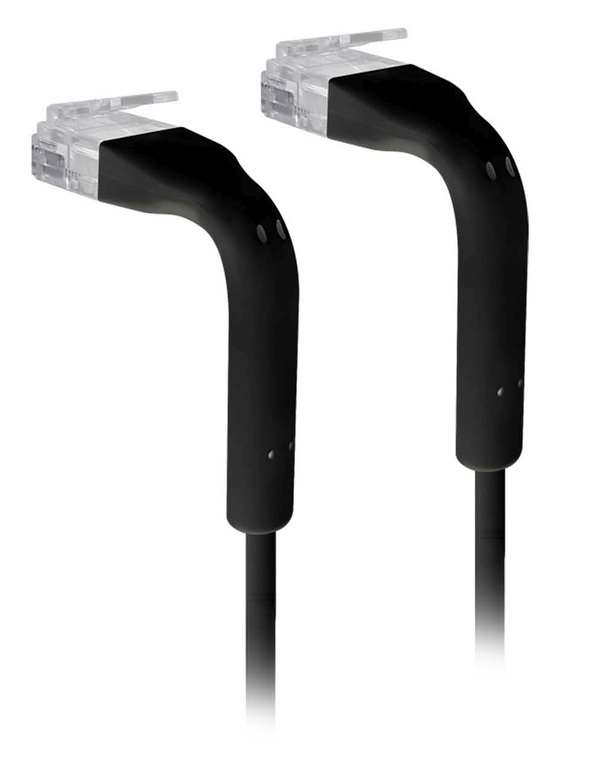 Zdjęcie produktu: Ubiquiti UniFi Patch Cable patchcord LAN 0.3m Cat6 Czarny U-Cable-Patch-0.3m-RJ45-BK