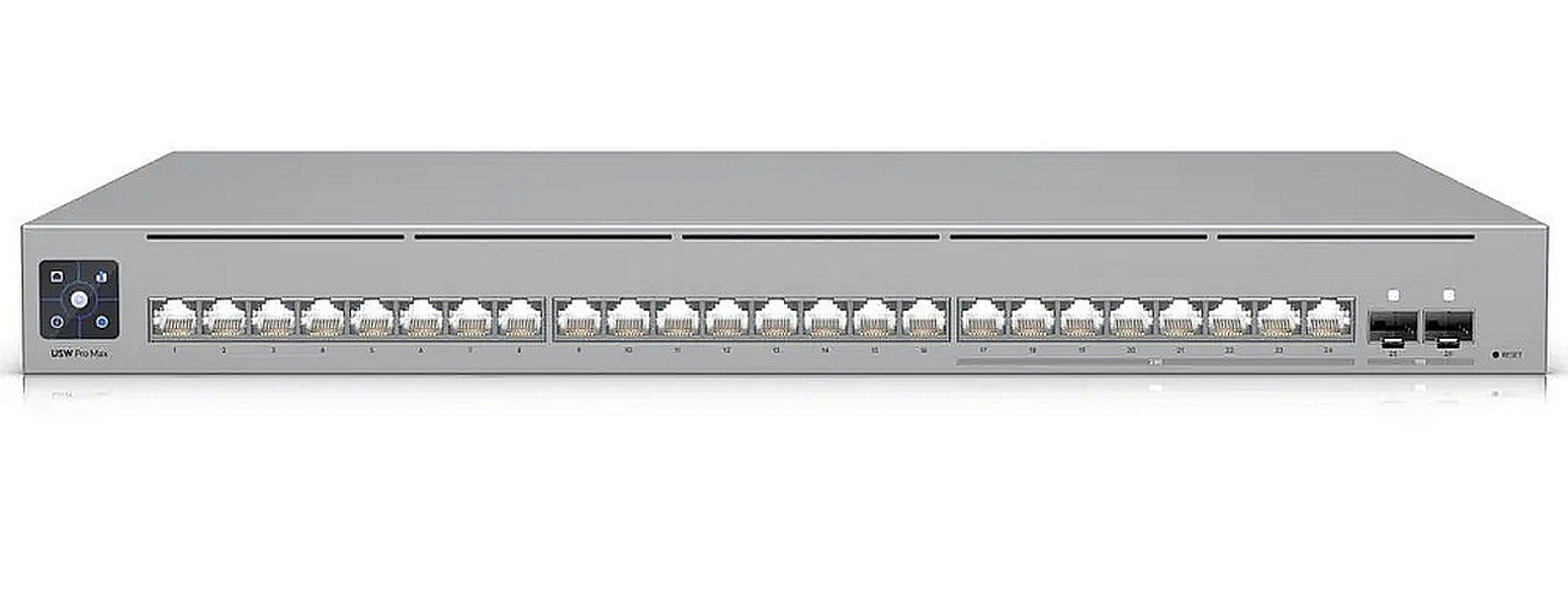 Zdjęcie produktu: Switch Ubiquiti Ubiquiti UniFi Switch USW Pro Max 24 Etherlighting L3 2.5Gbps