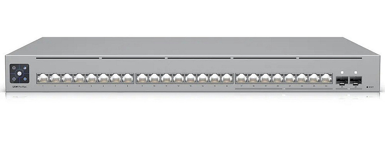 Miniatura produktu: Ubiquiti Ubiquiti UniFi Switch USW Pro Max 24 Etherlighting L3 2.5Gbps Miniatura produktu: Ubiquiti Ubiquiti UniFi Switch USW Pro Max 24 Etherlighting L3 2.5Gbps