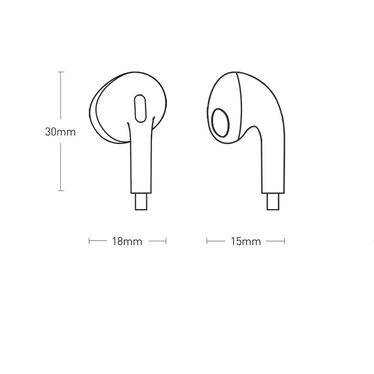 Słuchawki przewodowe Baseus Encok H17 dokanałowe z mikrofonem - białe