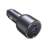 Miniatura zdjęcia: Ładowarka samochodowa Ugreen EC705 130W 2x USB-C 1x USB-A - szara (35025)