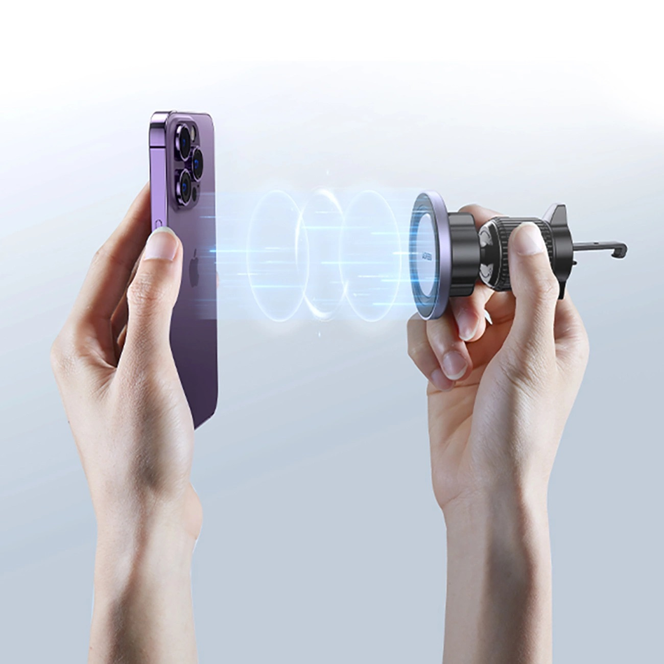 Samochodowy uchwyt magnetyczny do telefonu Ugreen LP428 do kratki nawiewu - czarny (15846)