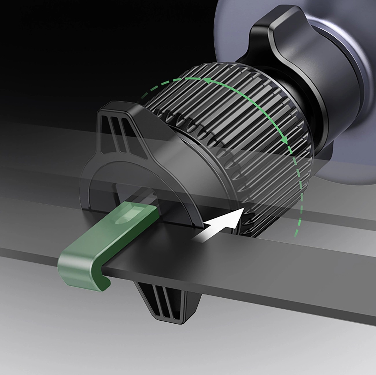 Samochodowy uchwyt magnetyczny do telefonu Ugreen LP428 do kratki nawiewu - czarny (15846)
