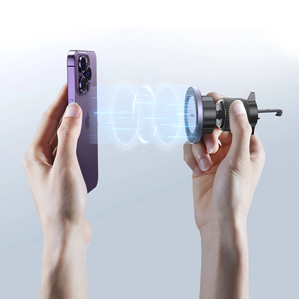 Zdjęcie produktu: Samochodowy uchwyt magnetyczny do telefonu Ugreen LP428 do kratki nawiewu - czarny (15846)