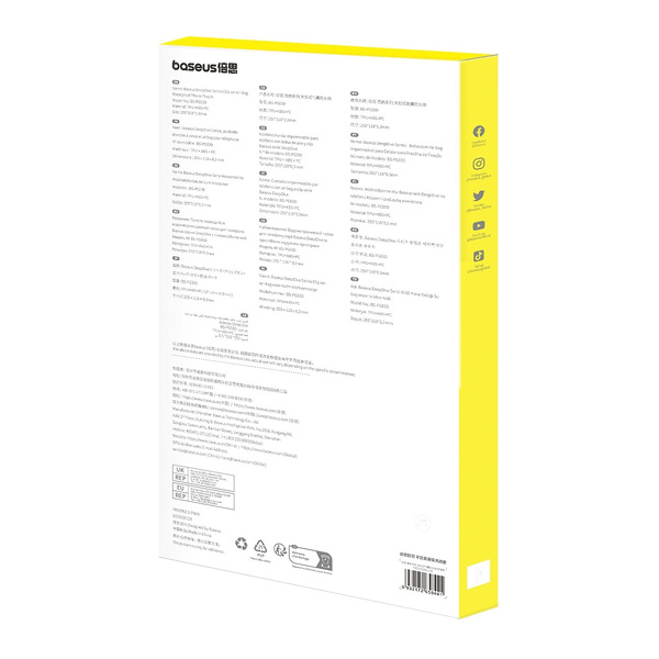 Zdjęcie produktu: Pokrowiec wodoodporny etui na telefon Baseus DeepDive IPX8