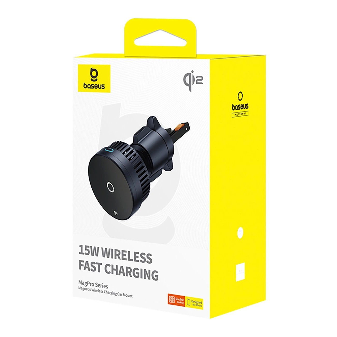 Samochodowy uchwyt magnetyczny na iPhone Baseus MagPro 15W Samochodowy uchwyt magnetyczny na iPhone Baseus MagPro 15W