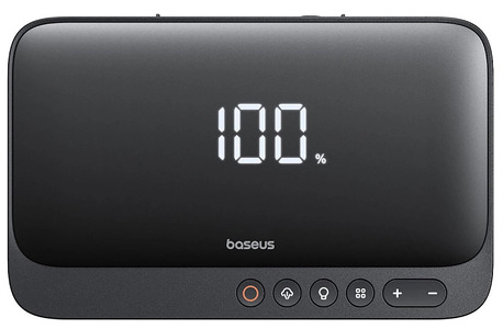 Miniatura produktu: Powerbank/Rozrusznik Baseus Super Energy BS-CH013 4w1 600A z latarką / powerbankiem 6000mAh / kompresorem - czarny