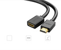 Miniatura zdjęcia: Kabel przedłużacz HDMI męski do HDMI żeński UGREEN HD107, FullHD, 3D, 3m (czarny) (10145)
