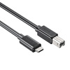 Miniatura zdjęcia: Kabel do drukarki USB C na USB B 2.0 czarny Unitek - 1m (C14140ABK03-1M)