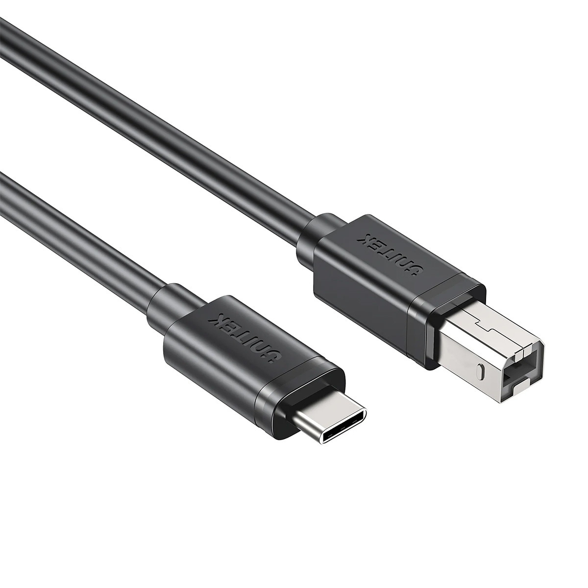 Kabel do drukarki USB C na USB B 2.0 czarny Unitek - 5m (C14140ABK03-5M)