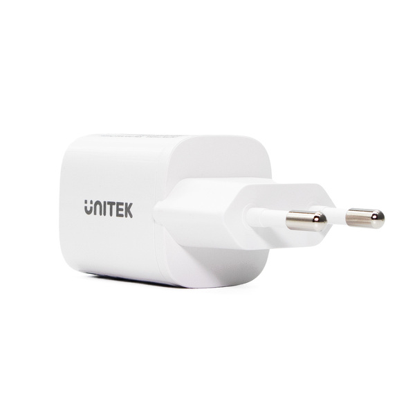 Zdjęcie produktu: Ładowarka sieciowa, x USB-A 1x USB-C QC PC 3.0 33W Unitek - biała (P1125AWH01-EU)