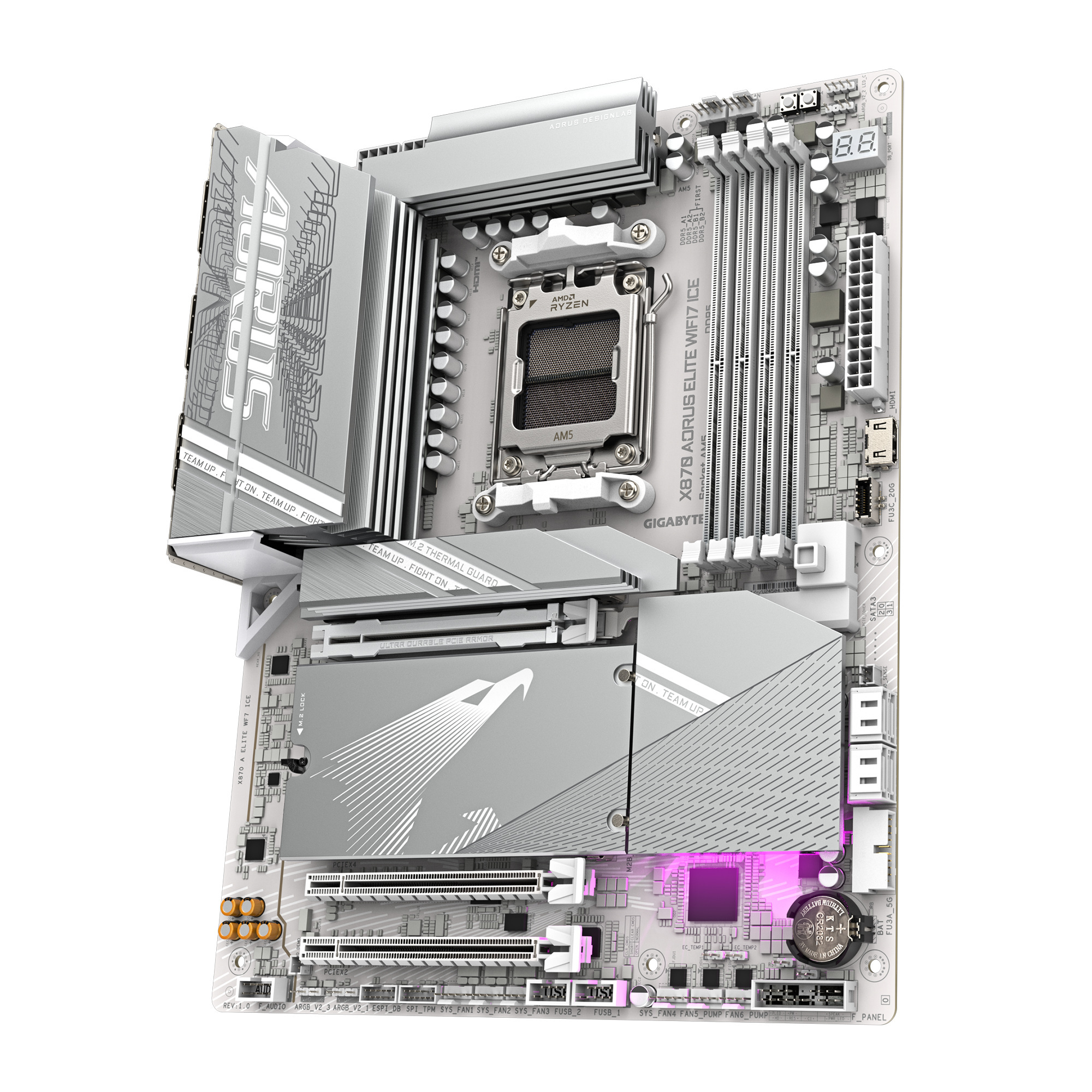 Płyta główna Gigabyte X870 AORUS ELITE WIFI7 ICE AM5 Płyta główna Gigabyte X870 AORUS ELITE WIFI7 ICE AM5