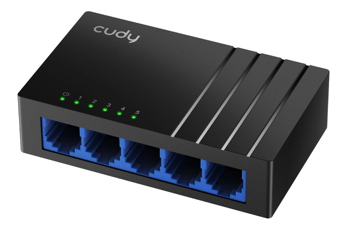 Przełącznik sieciowy switch CUDY GS105D | 5-portowy, Gigabit, Metalowa obudowa Przełącznik sieciowy switch CUDY GS105D | 5-portowy, Gigabit, Metalowa obudowa