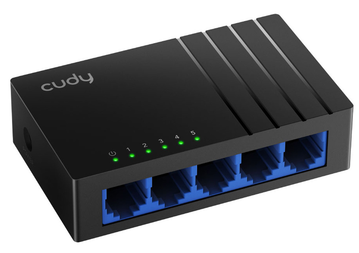 Przełącznik sieciowy switch CUDY GS105D | 5-portowy, Gigabit, Metalowa obudowa Przełącznik sieciowy switch CUDY GS105D | 5-portowy, Gigabit, Metalowa obudowa