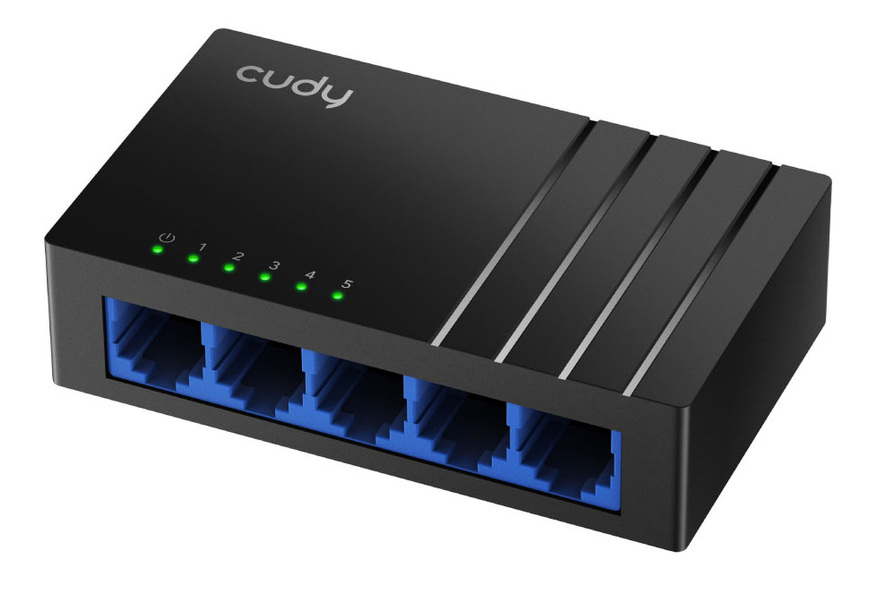 Zdjęcie produktu: Przełącznik sieciowy switch CUDY GS105D | 5-portowy, Gigabit, Metalowa obudowa Zdjęcie produktu: Przełącznik sieciowy switch CUDY GS105D | 5-portowy, Gigabit, Metalowa obudowa