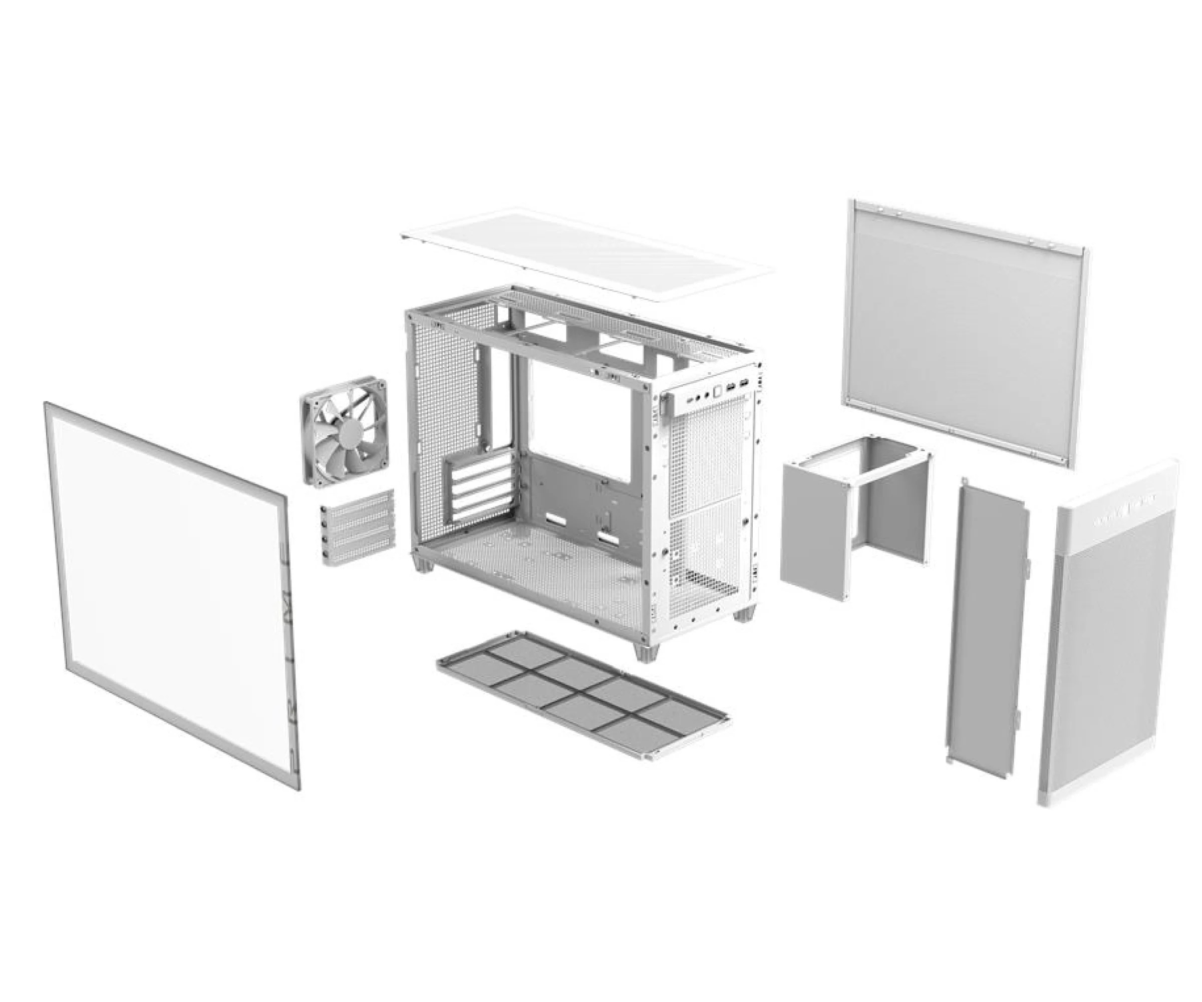 Obudowa do komputera Asus Prime AP201 TG Biała