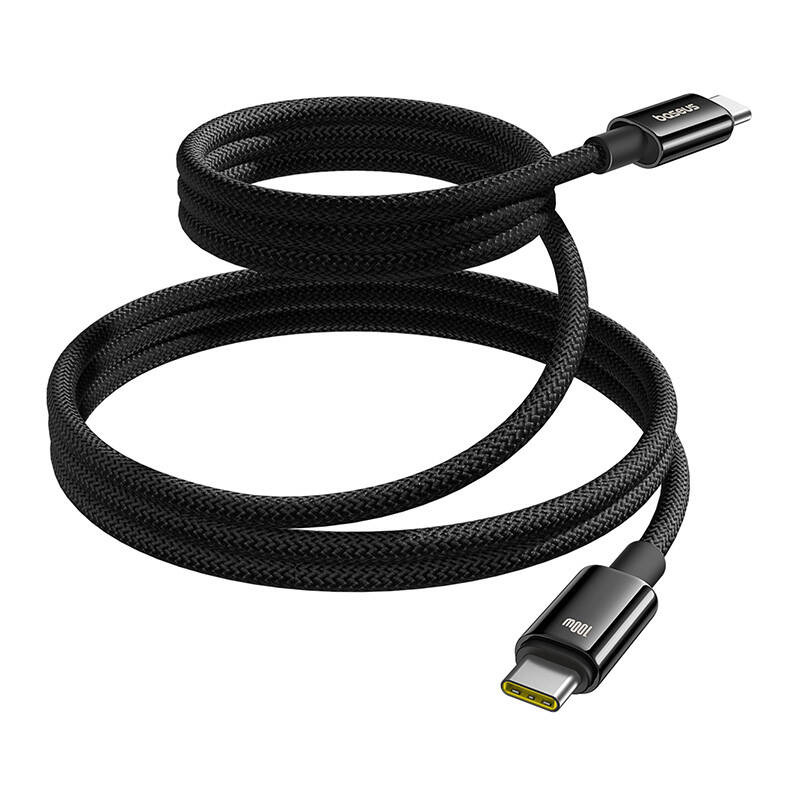 Kabel USB Typ-C-Typ-C 1m Baseus Tungsten 100W magnetyczny Kabel USB Typ-C-Typ-C 1m Baseus Tungsten 100W magnetyczny