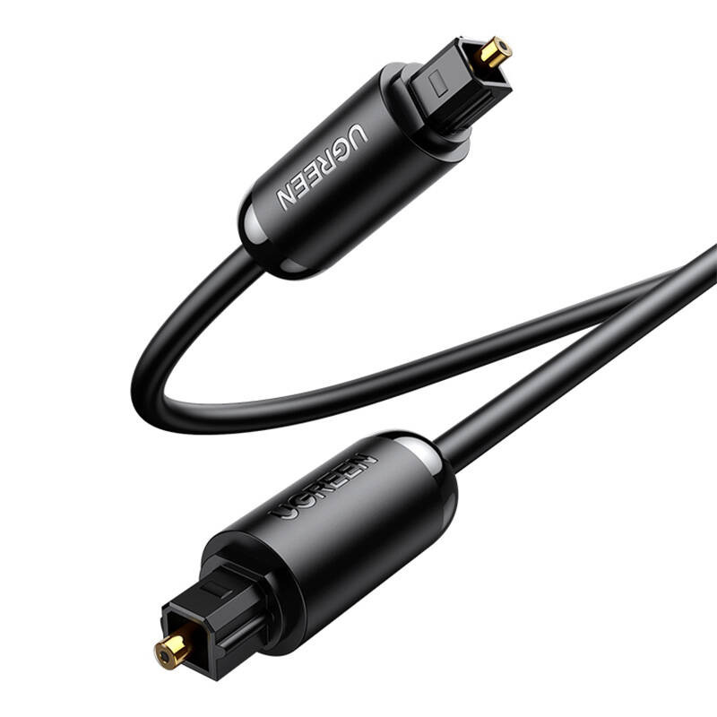 Kabel optyczny Toslink Audio Ugreen AV122 SPDIF 1m - czarny (70890)