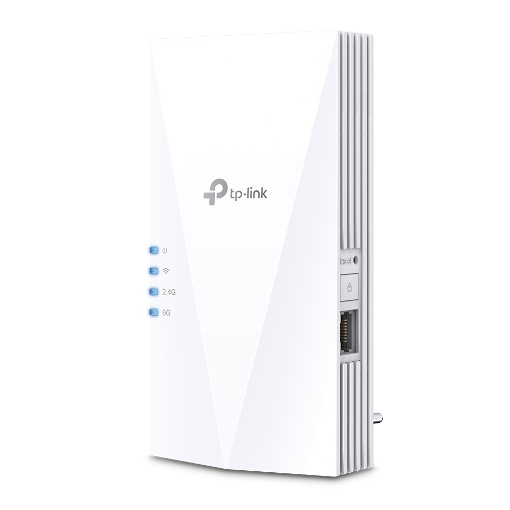 TP-Link RE500X Wireless Range Extender 802.11b/g/n/ac/ax AX1500 Wall-Plug Gigabit