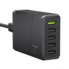 Ładowarka sieciowa Greencell 52W GC ChargeSource 5 z szybkim ładowaniem Ultra Charge i Smart Charge 5x USB-A