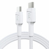 Miniatura zdjęcia: Kabel Biały USB-C Typ C 1,2m Greencell PowerStream, Power Delivery 60W, Quick Charge 3.0