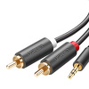 Miniatura zdjęcia: Przewód audio 3,5 mm mini jack (męski) / 2RCA (męski) Ugreen AV102 - 3m (10512)