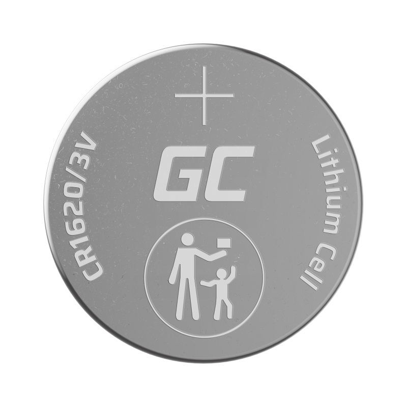 Green Cell Blister 10x Bateria Litowa CR1620 3V 70mAh Guzikowa Pastylkowa