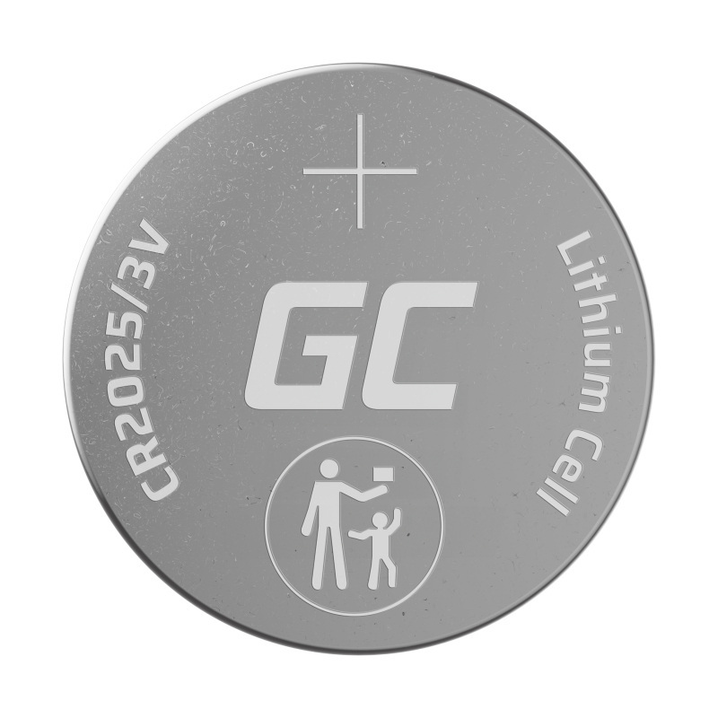 Green Cell Blister 10x Bateria Litowa CR2025 3V 160mAh Guzikowa Pastylkowa