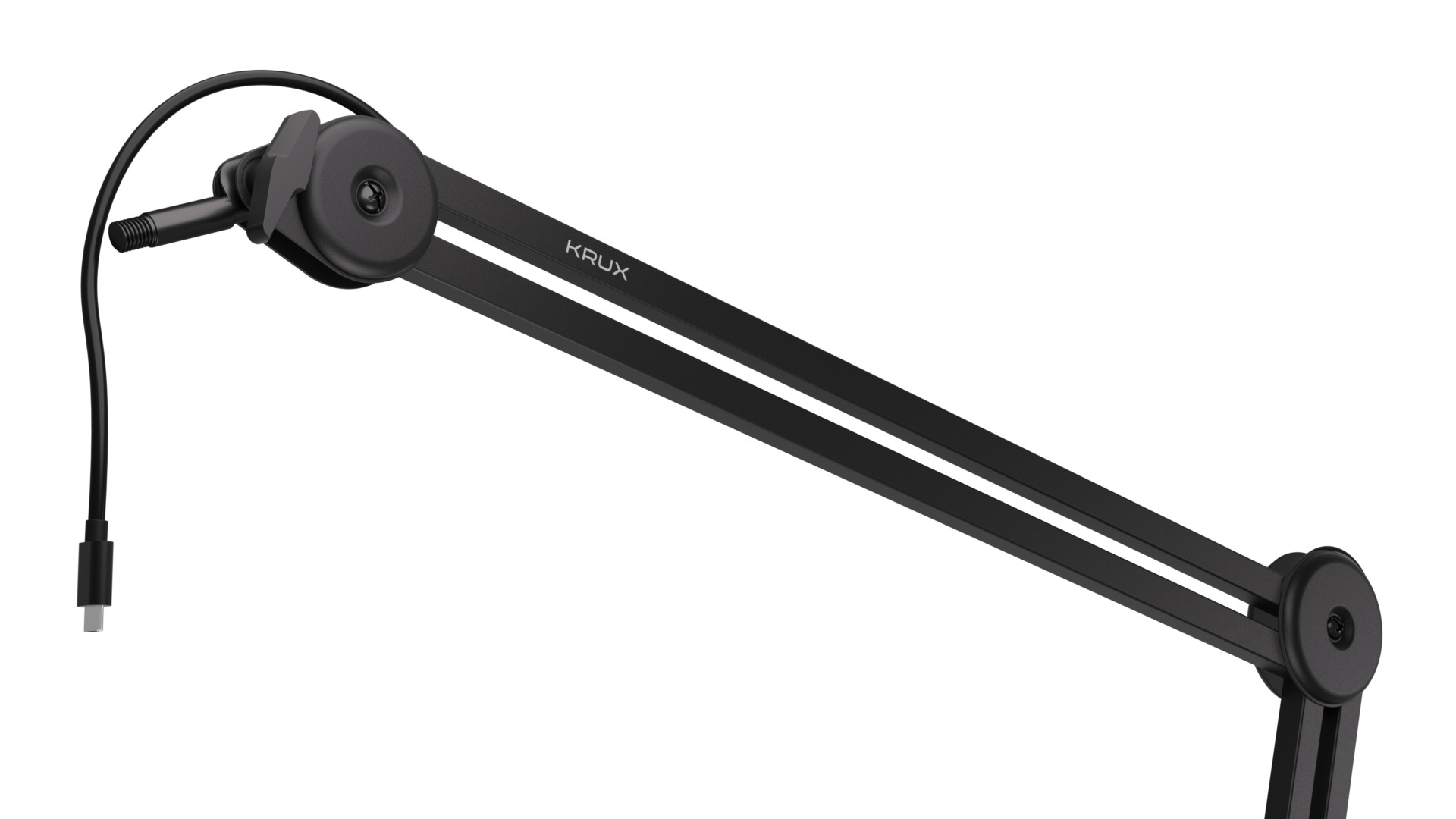 Ramię na mikrofonu Krux Arm 200L czarny (KRXH002)
