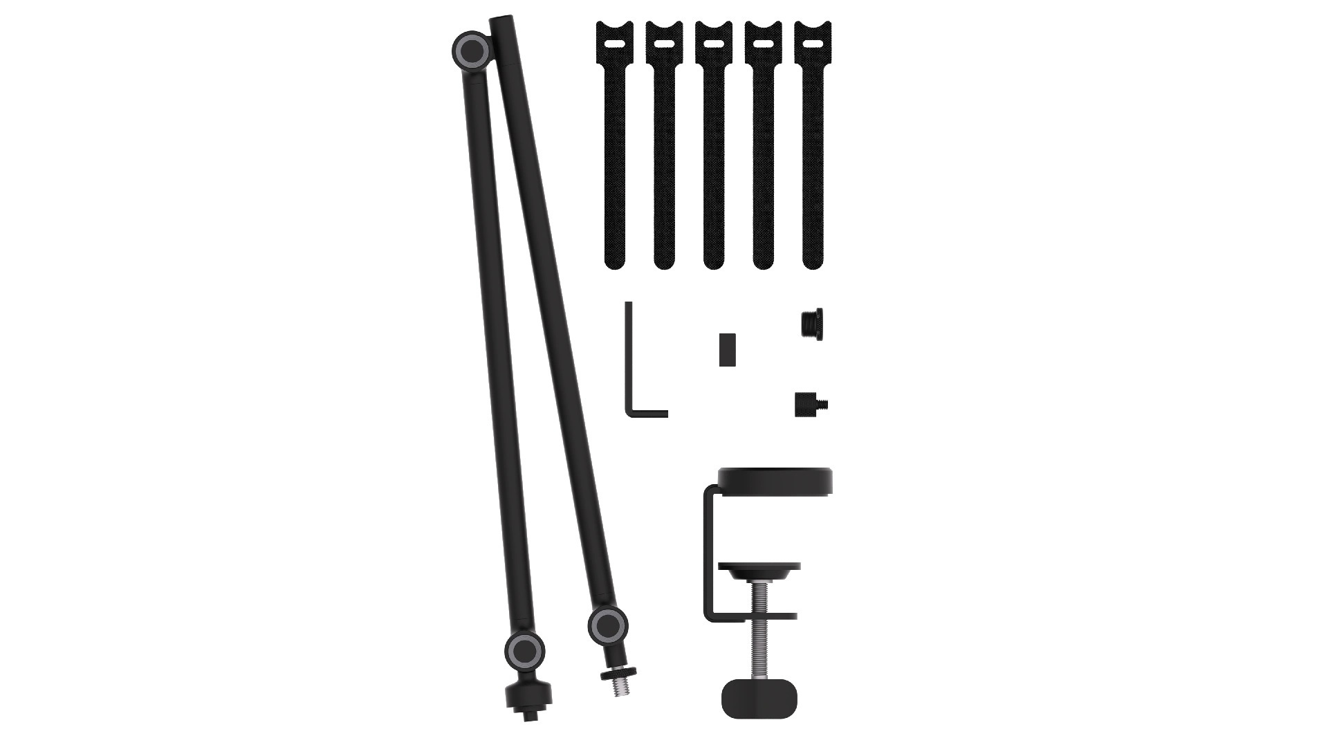 Ramię na mikrofonu Krux Arm 100 czarny (KRXH005)