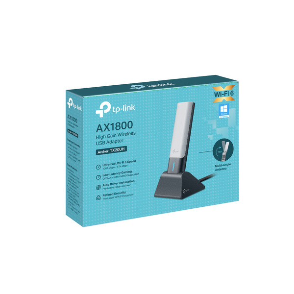 Zdjęcie produktu: TP-Link Archer TX20UH karta sieciowa USB Wi-Fi 6 AX1800