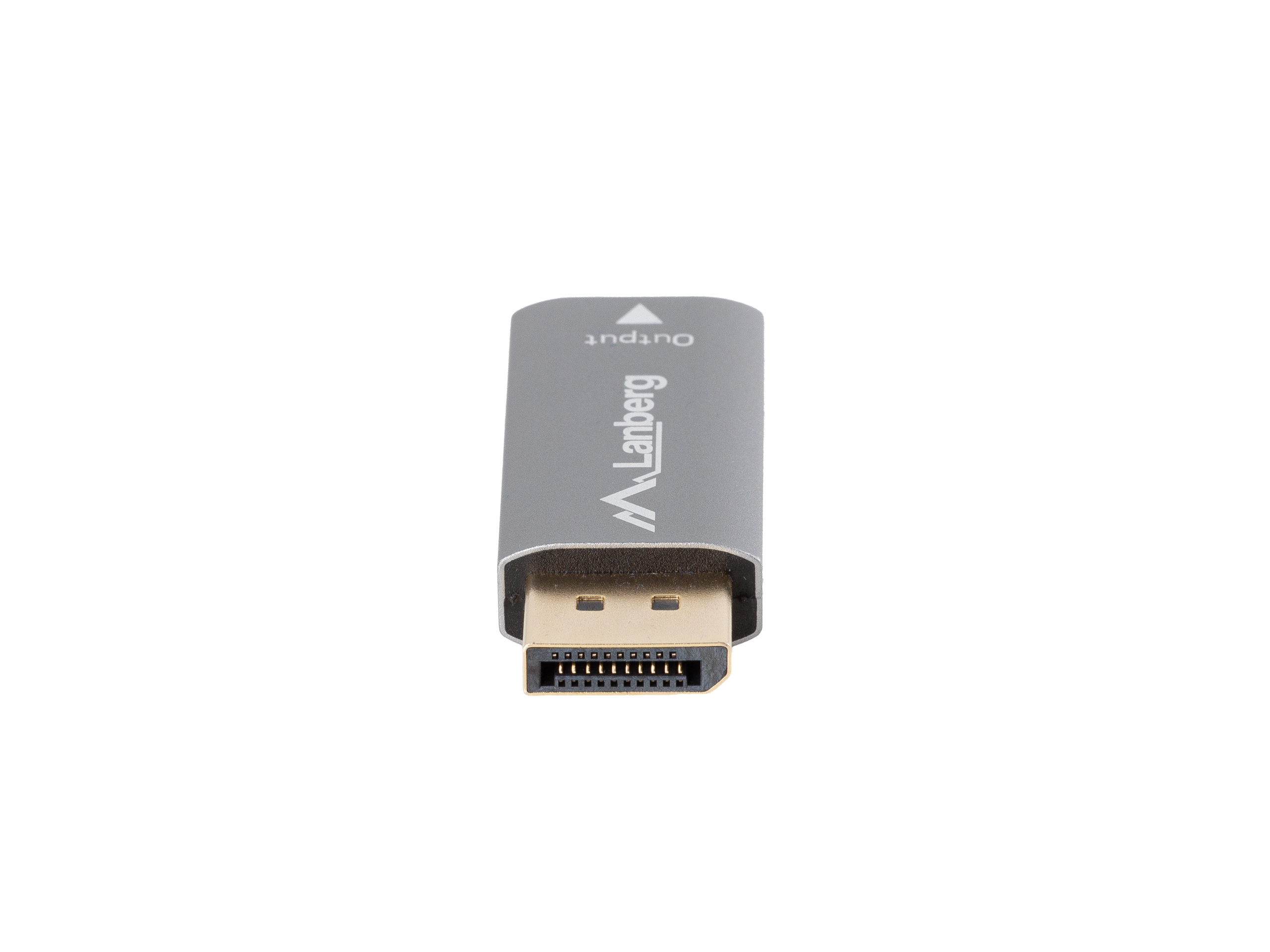 Adapter Displayport [M] 1.4 do HDMI [F] 2.1 8K@60Hz Lanberg - srebrny (AD-DP-HD-03)