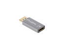 Miniatura zdjęcia: Adapter Displayport [M] 1.2 do HDMI [F] 2.0 4K@60Hz Lanberg - srebrny (AD-DP-HD-01)