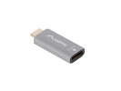 Miniatura zdjęcia: Adapter HDMI [M] 2.0 do Displayport [F] 1.2 4K@60Hz Lanberg - srebrny (AD-HD-DP-01)