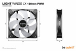 Miniatura zdjęcia: Wentylator be quiet! Light Wings LX 120mm PWM (BL120) Miniatura zdjęcia: Wentylator be quiet! Light Wings LX 120mm PWM (BL120)