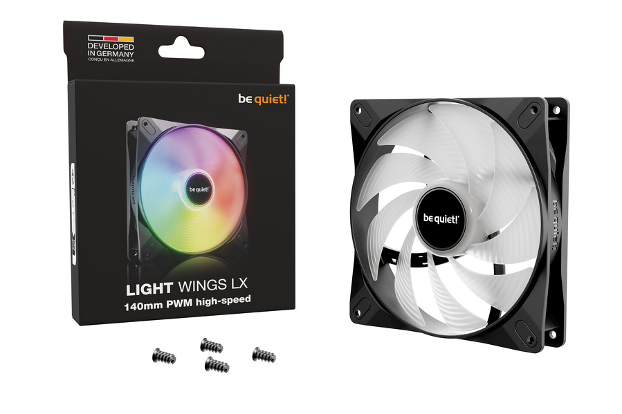 Zdjęcie produktu: Wentylator be quiet! Light Wings LX 140mm PWM Hight Speed (BL129)