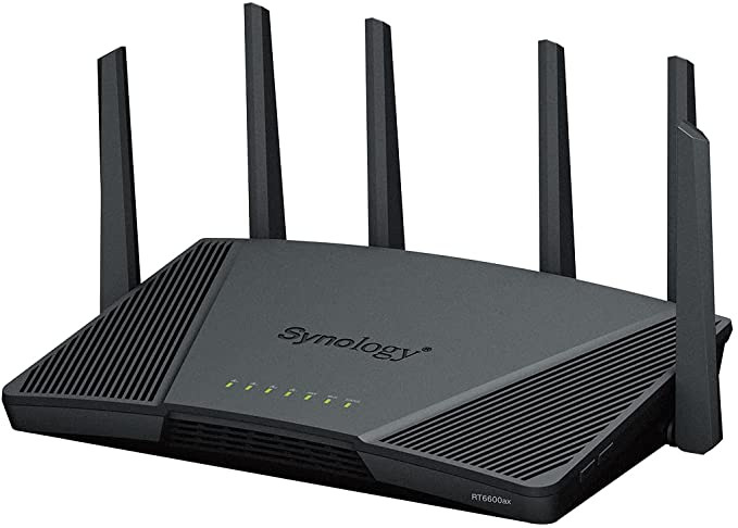 Synology Router RT6600ax Tri-Band Wi-Fi 6 + 2x WRX560 WiFi6
