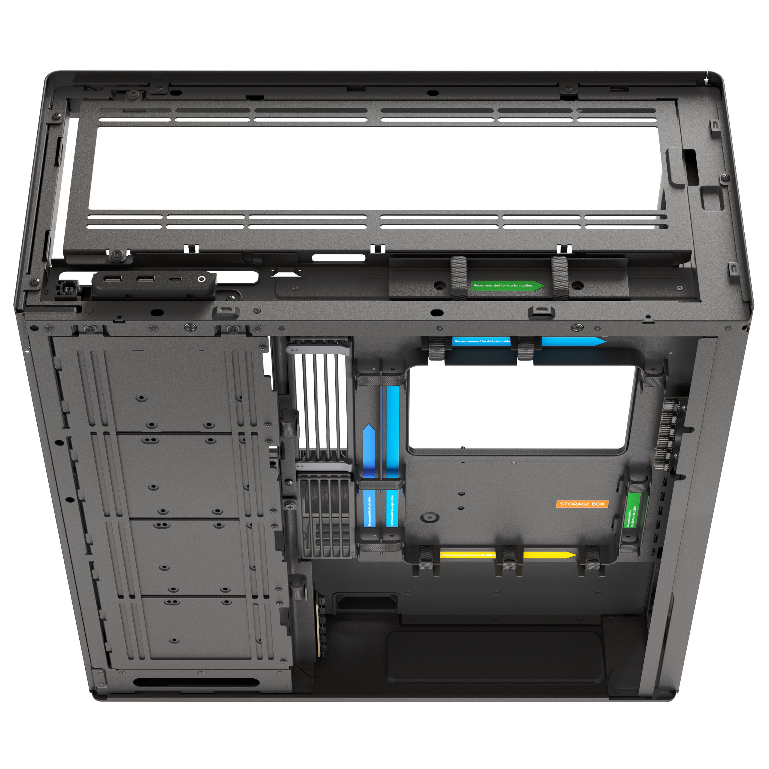 Obudowa do komputera HAVN HS 420 Czarna (HVN-CA-HS420-06)