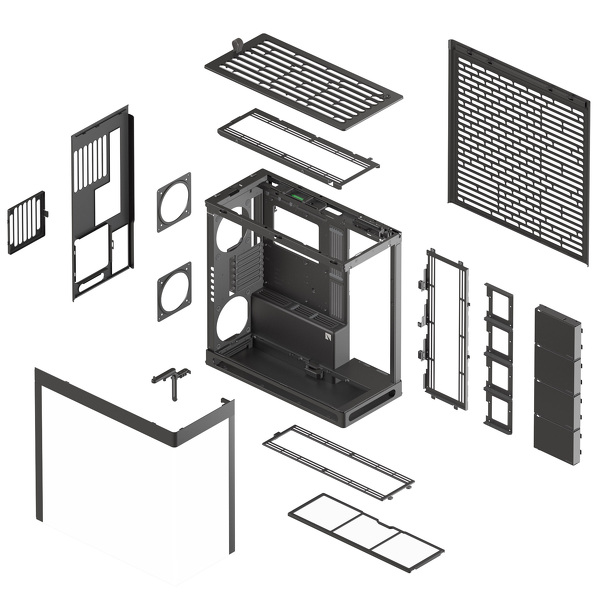 Zdjęcie produktu: Obudowa do komputera HAVN HS 420 Czarna (HVN-CA-HS420-06)
