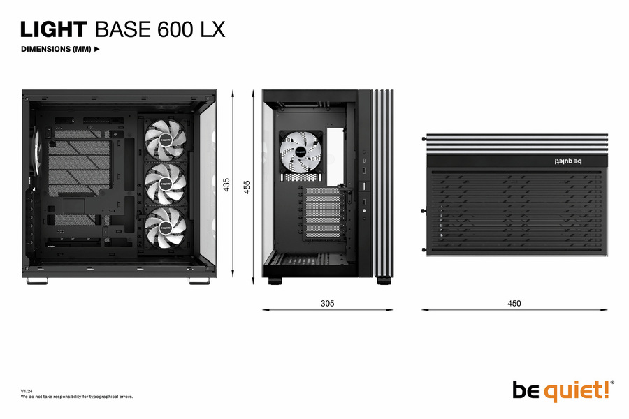 Zdjęcie produktu: Obudowa be quiet! Light Base 600 LX Black ARGB (BGW67)