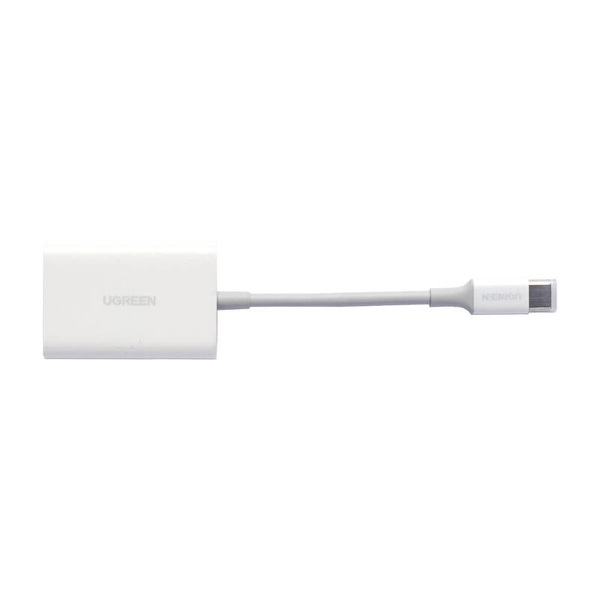 Zdjęcie produktu: Czytnik kart UGREEN SD / microSD na USB 3.0 / USB Typ-C CM265 (biały) (35506)