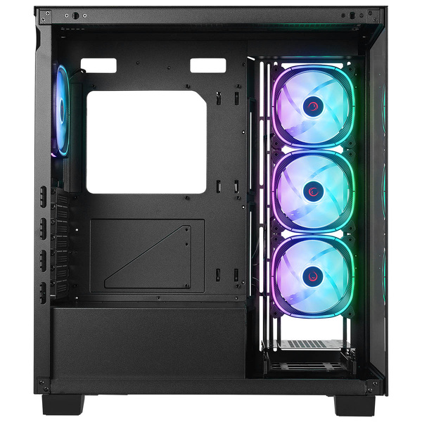 Zdjęcie produktu: Obudowa Rampage Hydra V1+ 4x wentylator USB ARGB Czarna