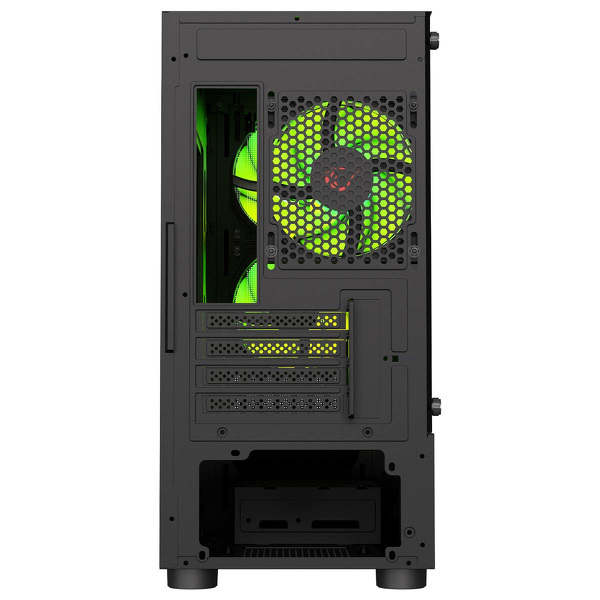 Zdjęcie produktu: Obudowa do komputera Rampage Lyra Mesh Mid-T 3x wentylator RGB czarna