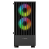 Miniatura zdjęcia: Obudowa do komputera Rampage Lyra Mesh Mid-T 3x wentylator RGB czarna