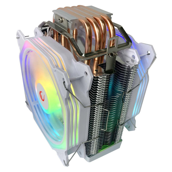 Zdjęcie produktu: Chłodzenie CPU Rampage Octagon C60 LGA 1700/AM5 1800RPM 2 wentylatory 120mm ARGB